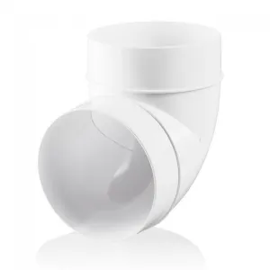Blauberg Plastic Circular 90 Degree Bend - 125mm