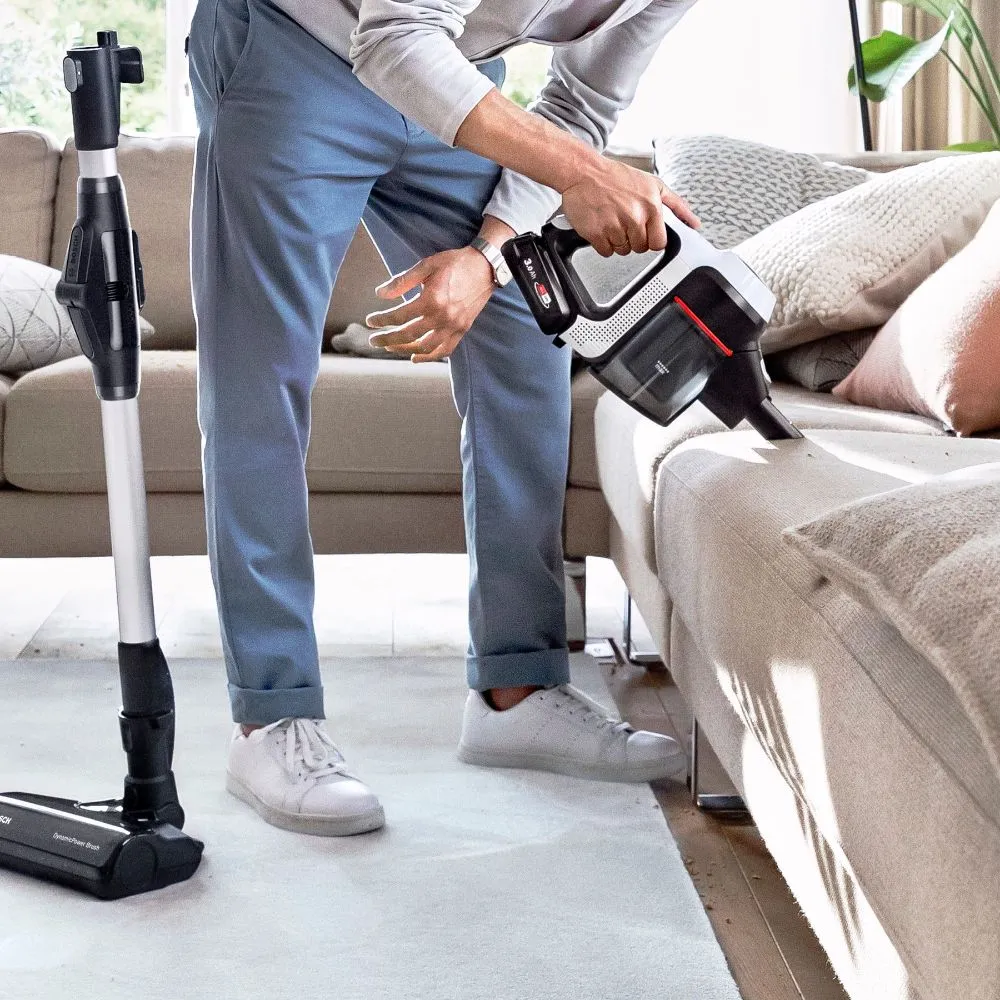 Bosch Unlimited 7 Rechargeable Stick Vacuum (White)