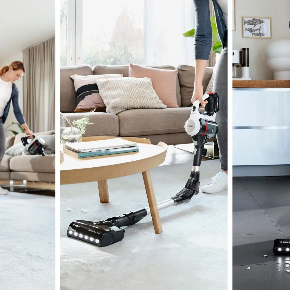 Bosch Unlimited 7 Rechargeable Stick Vacuum (White)