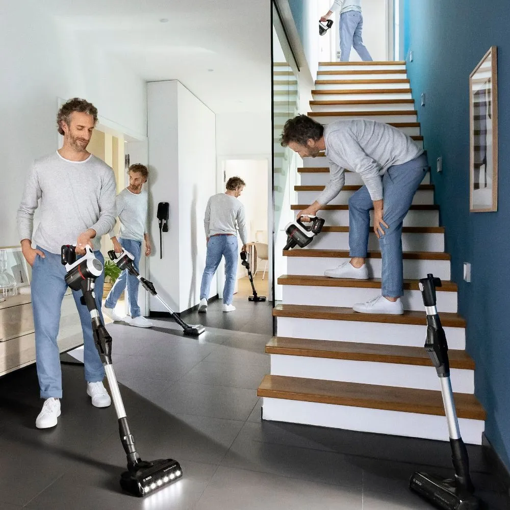 Bosch Unlimited 7 Rechargeable Stick Vacuum (White)