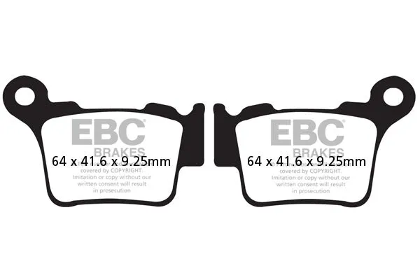 Brakes - FA368TT Carbon - EBC (Rear)