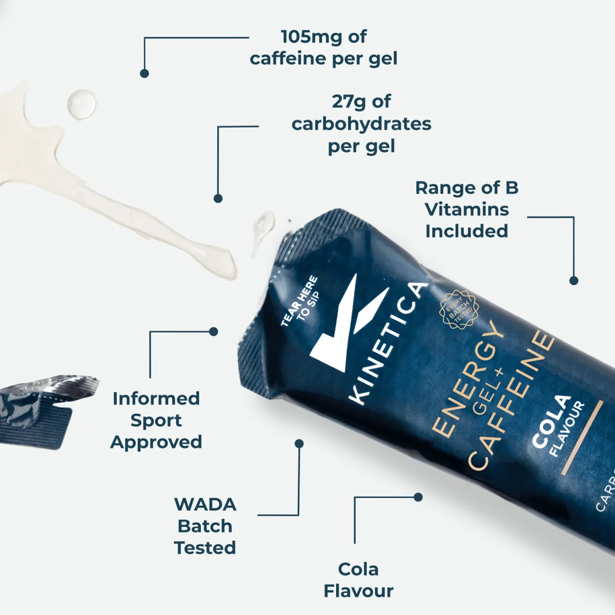 Caffeine Gel Cola - 24 x 70g
