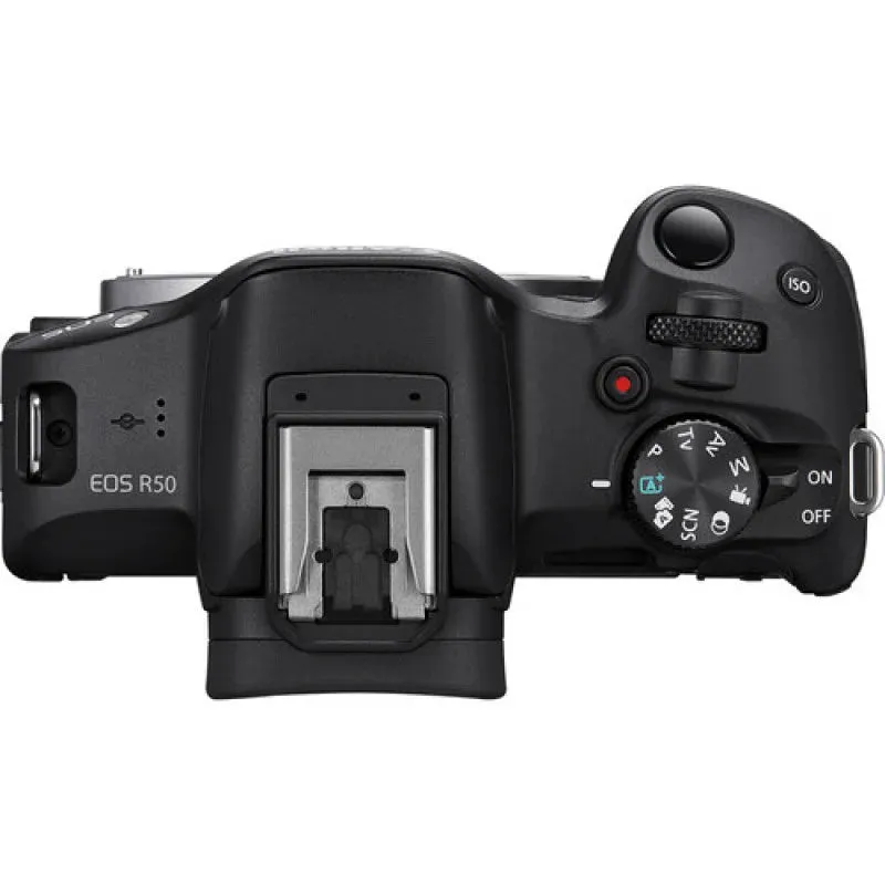 Canon EOS R50 Mirrorless Camera   RF-S 55-210mm Lens   18-45mm Lens
