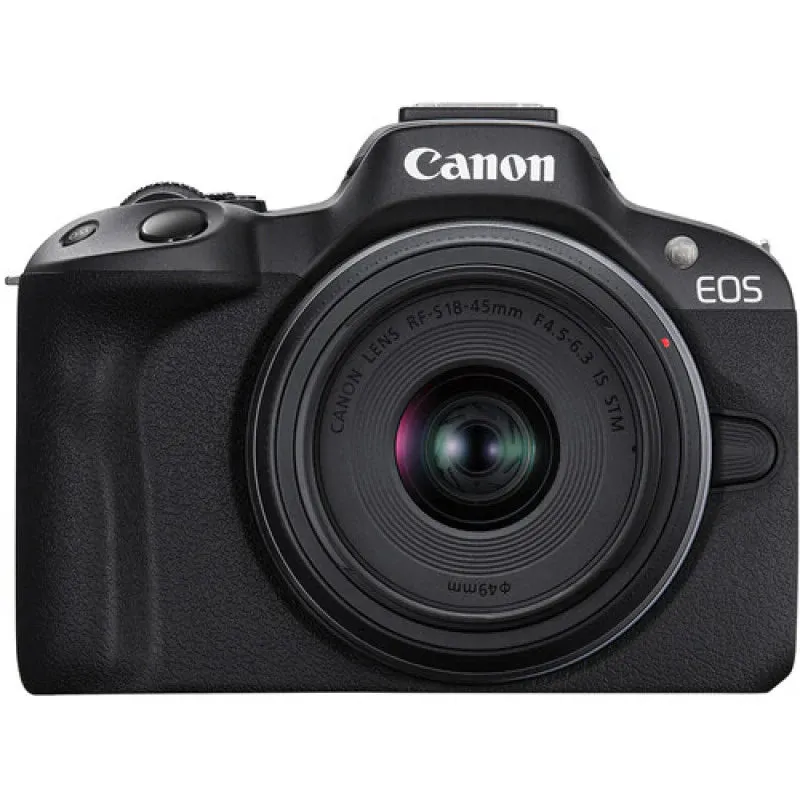 Canon EOS R50 Mirrorless Camera   RF-S 55-210mm Lens   18-45mm Lens