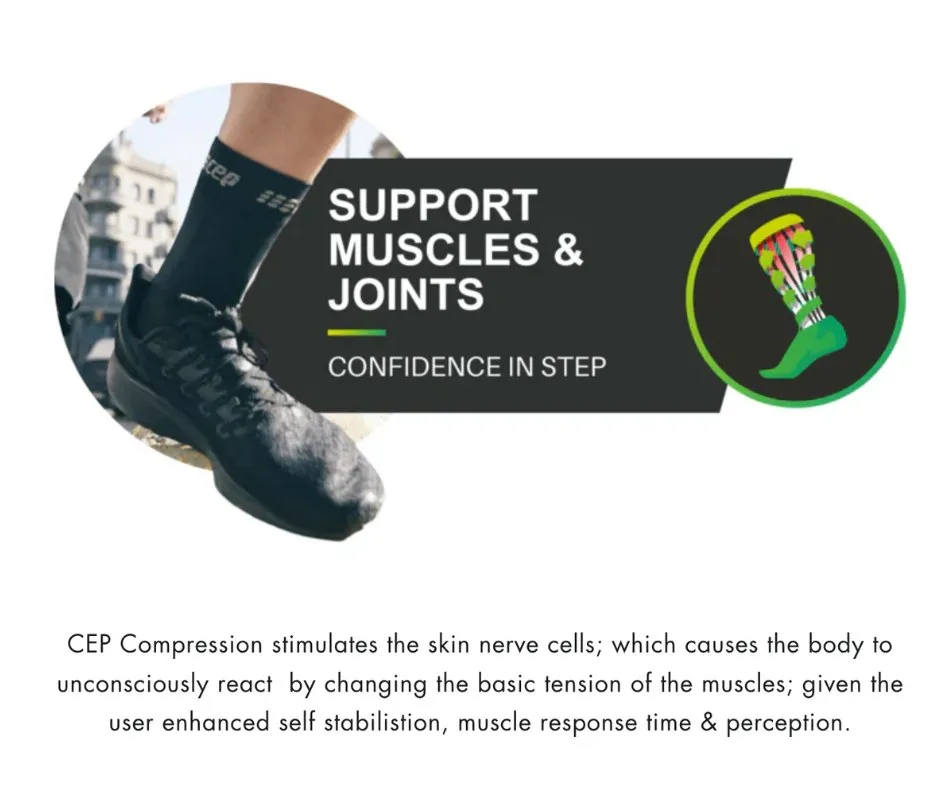 CEP - Miami Vibes 80's Mid Cut Compression Socks - Men