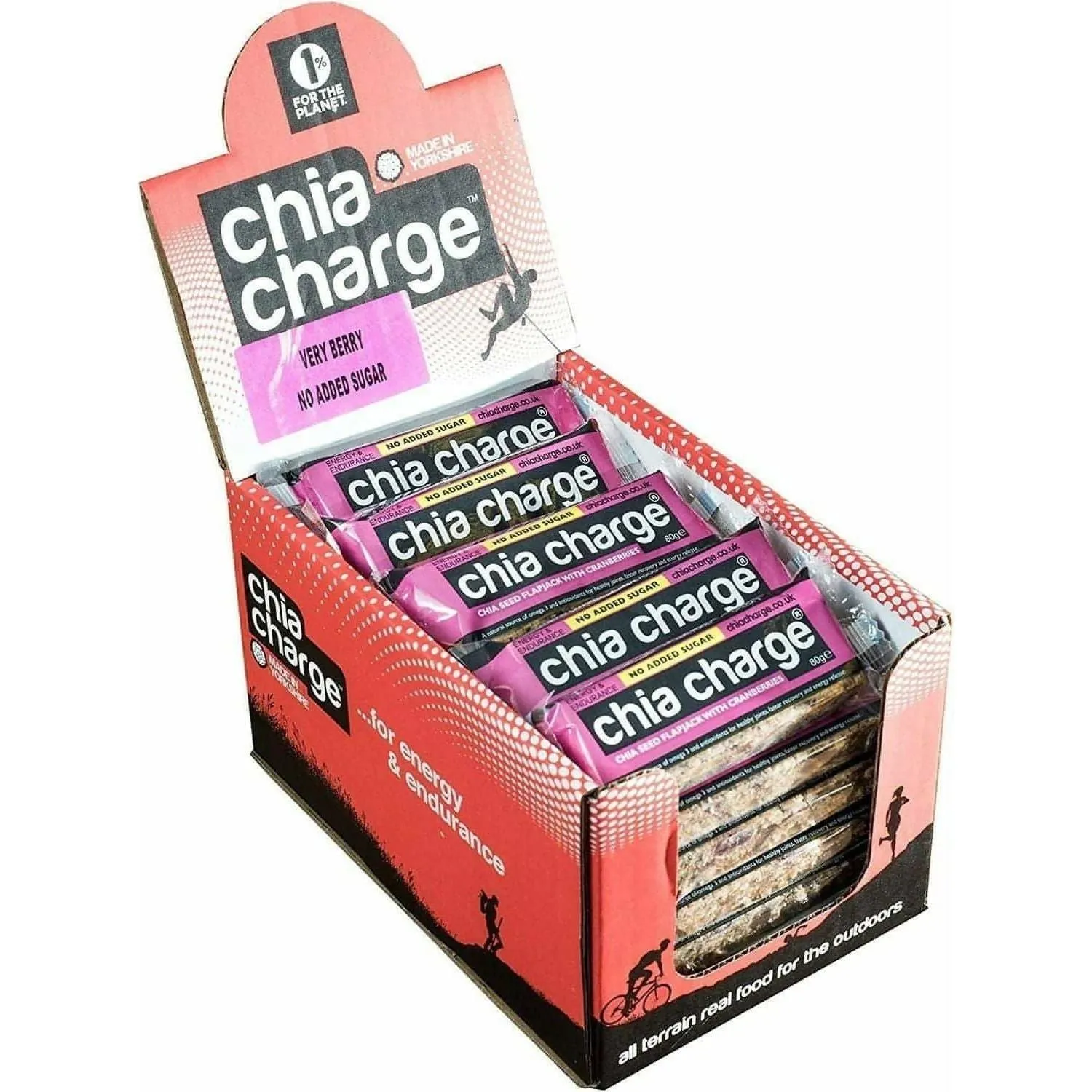Chia Charge Seed Flapjacks Box of 20