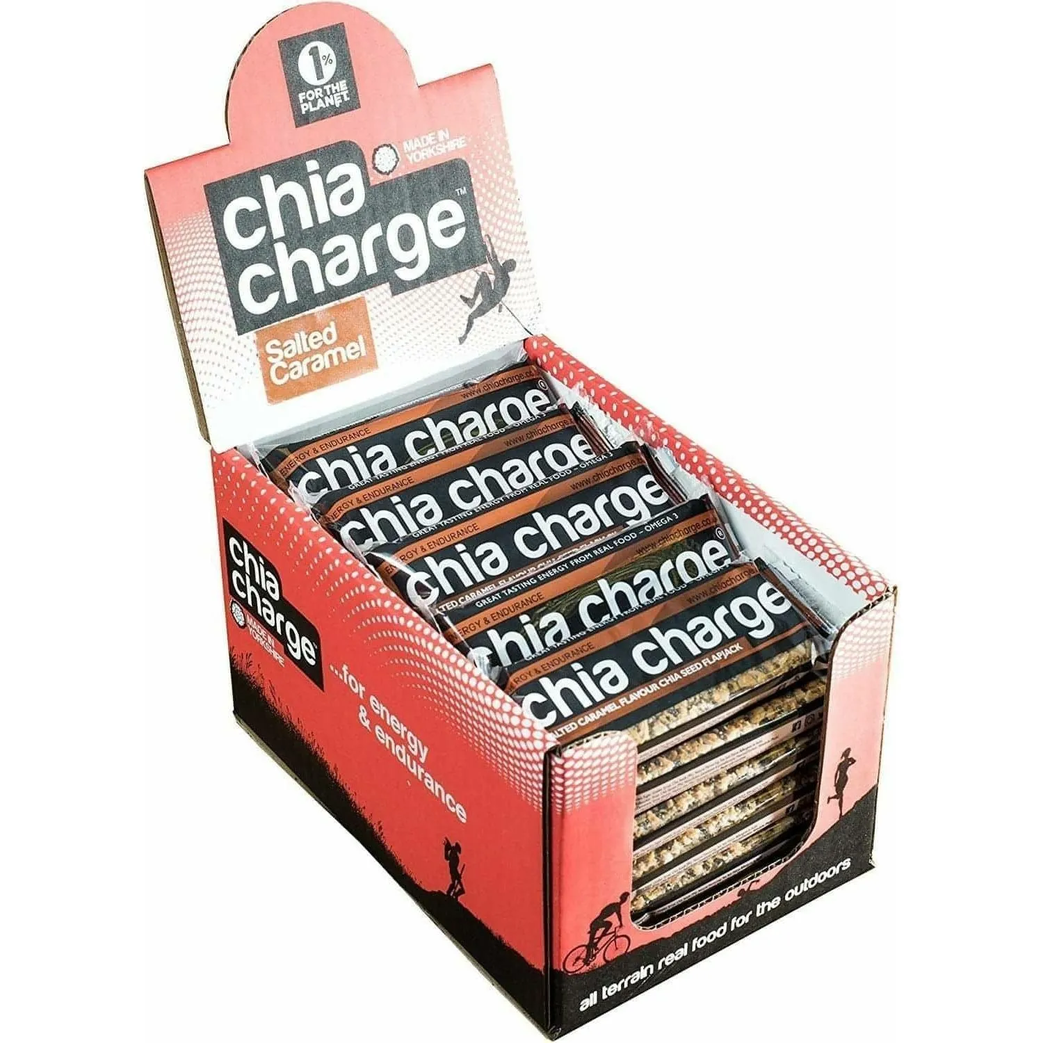 Chia Charge Seed Flapjacks Box of 20
