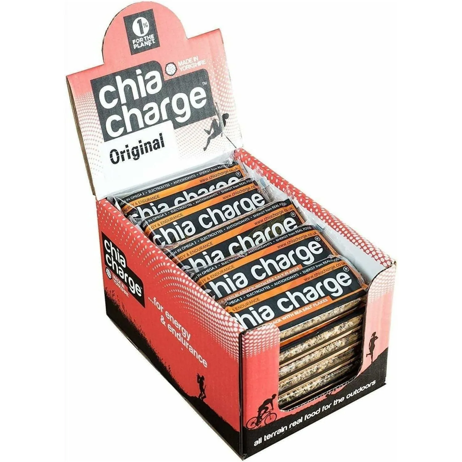 Chia Charge Seed Flapjacks Box of 20