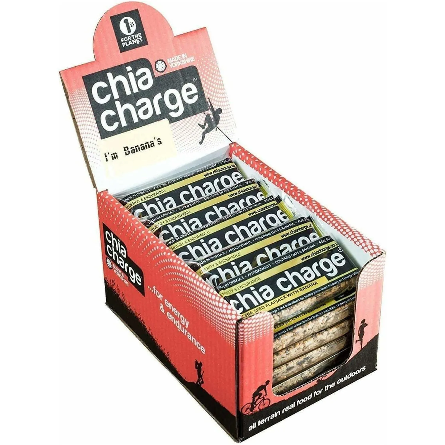 Chia Charge Seed Flapjacks Box of 20