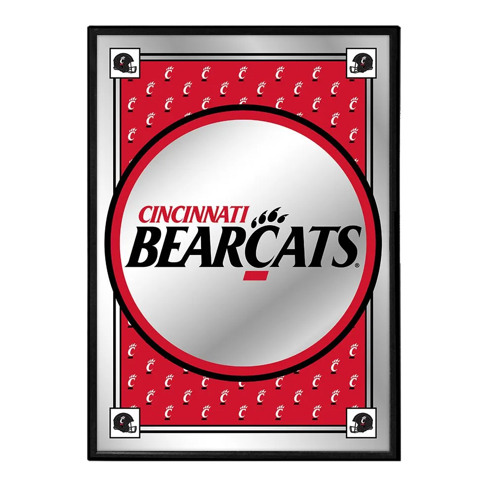 Cincinnati Bearcats: Team Spirit - Framed Mirrored Wall Sign
