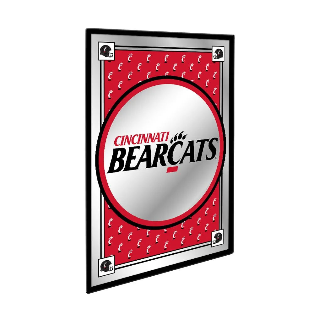 Cincinnati Bearcats: Team Spirit - Framed Mirrored Wall Sign