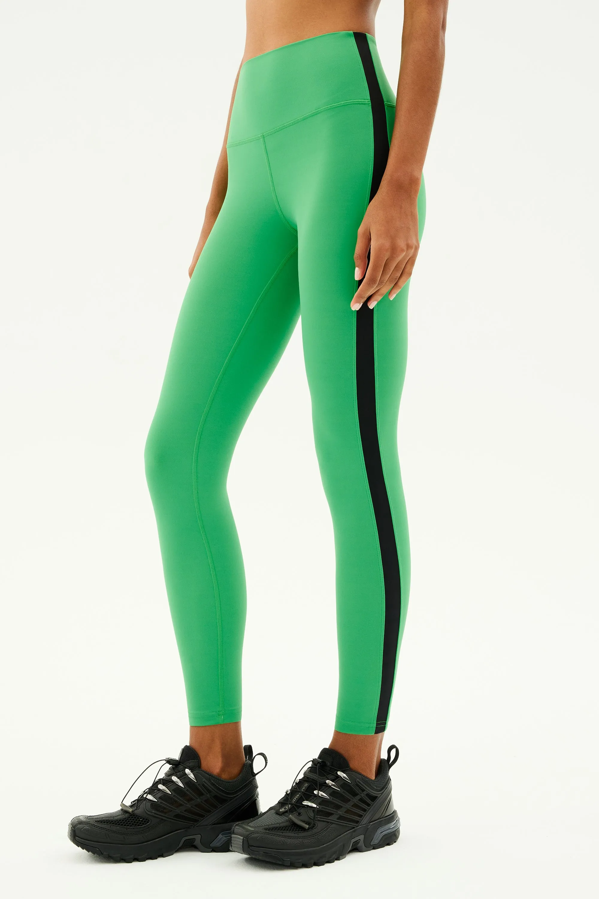 Clare High Waist Rigor 7/8 - Grass/Black