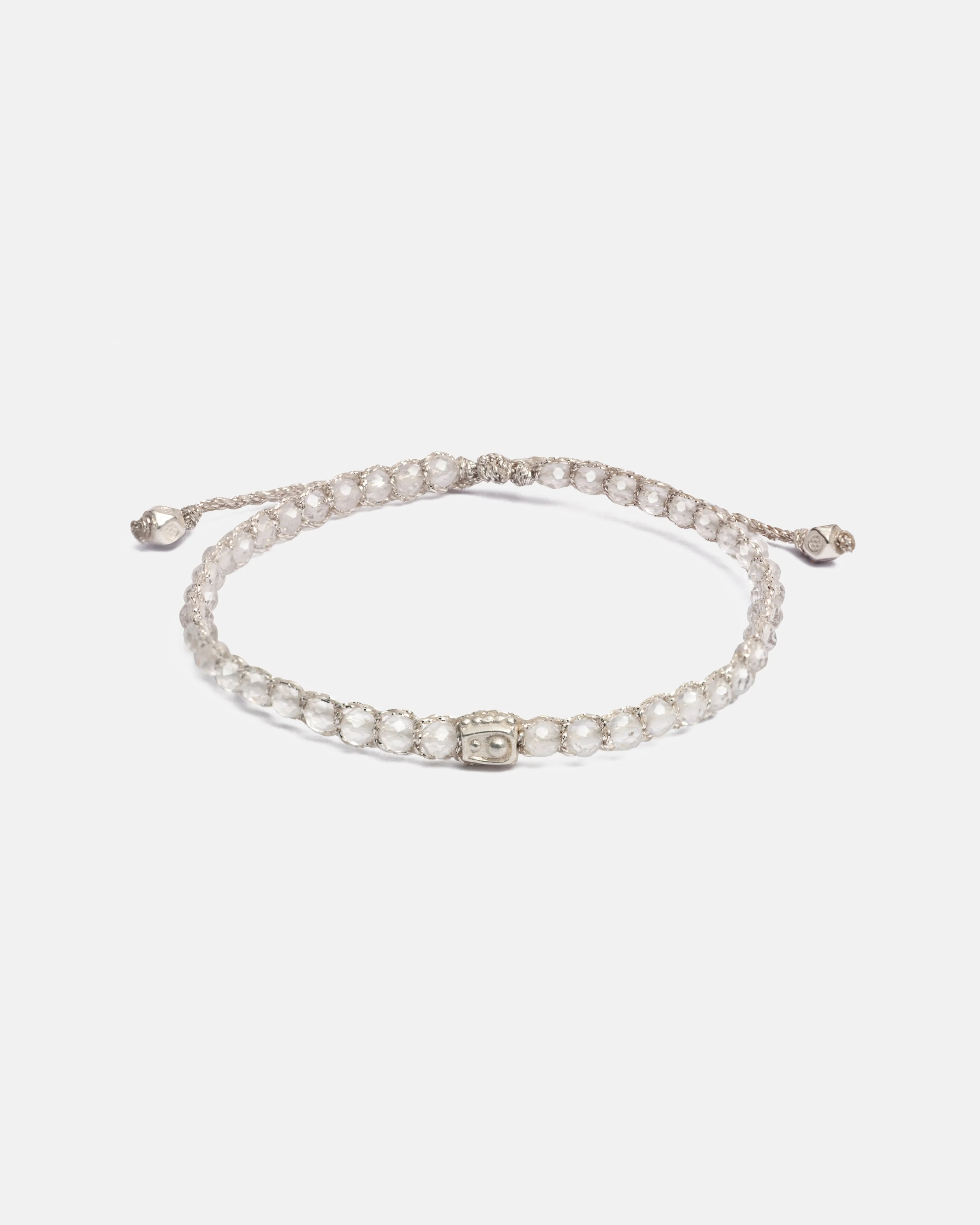 Clear Quartz Bracelet | Silver