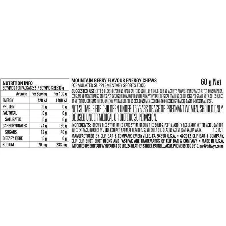 Clif Shot Bloks Energy Chews