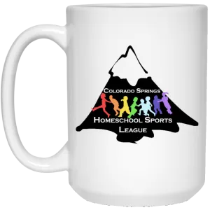 CO Springs Home School Sports League 21504 15 oz. White Mug