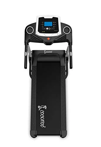 Cockatoo CTM14A 2.5HP (5HP Peak) DC Motorized Treadmill for Home with Auto Incline, Max Speed 16Km/Hr, Max User Weight 110 Kg(Free Installation Assistance)