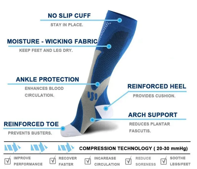 Compression Socks for Running and Basketball