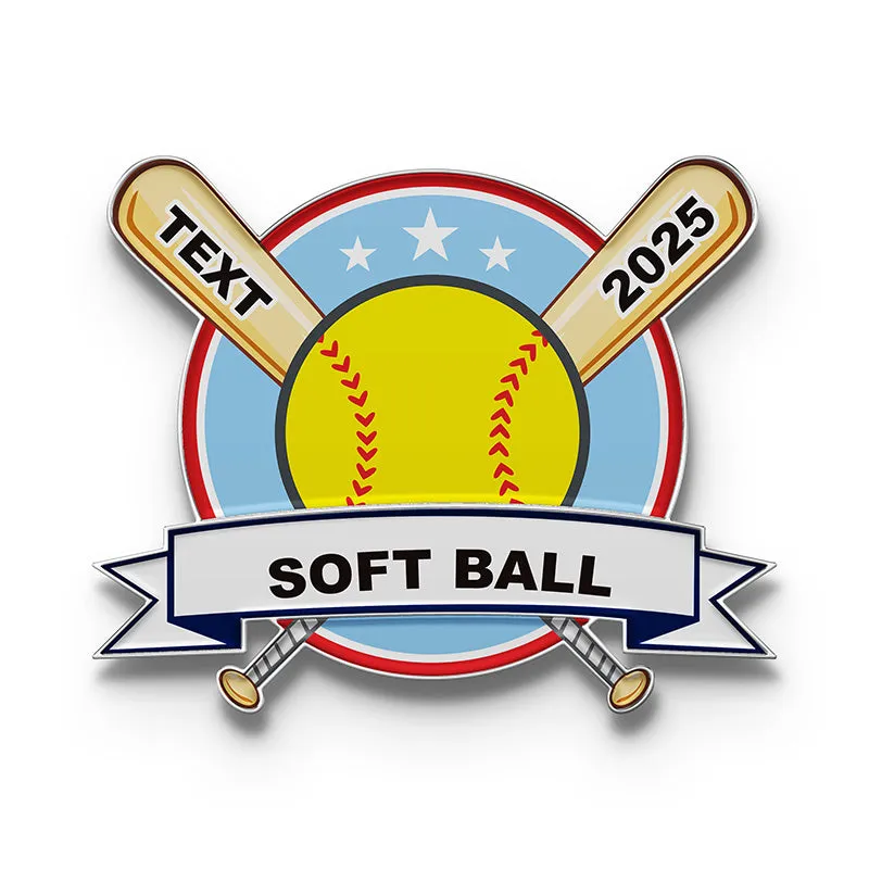 Custom Softball Trading Pins