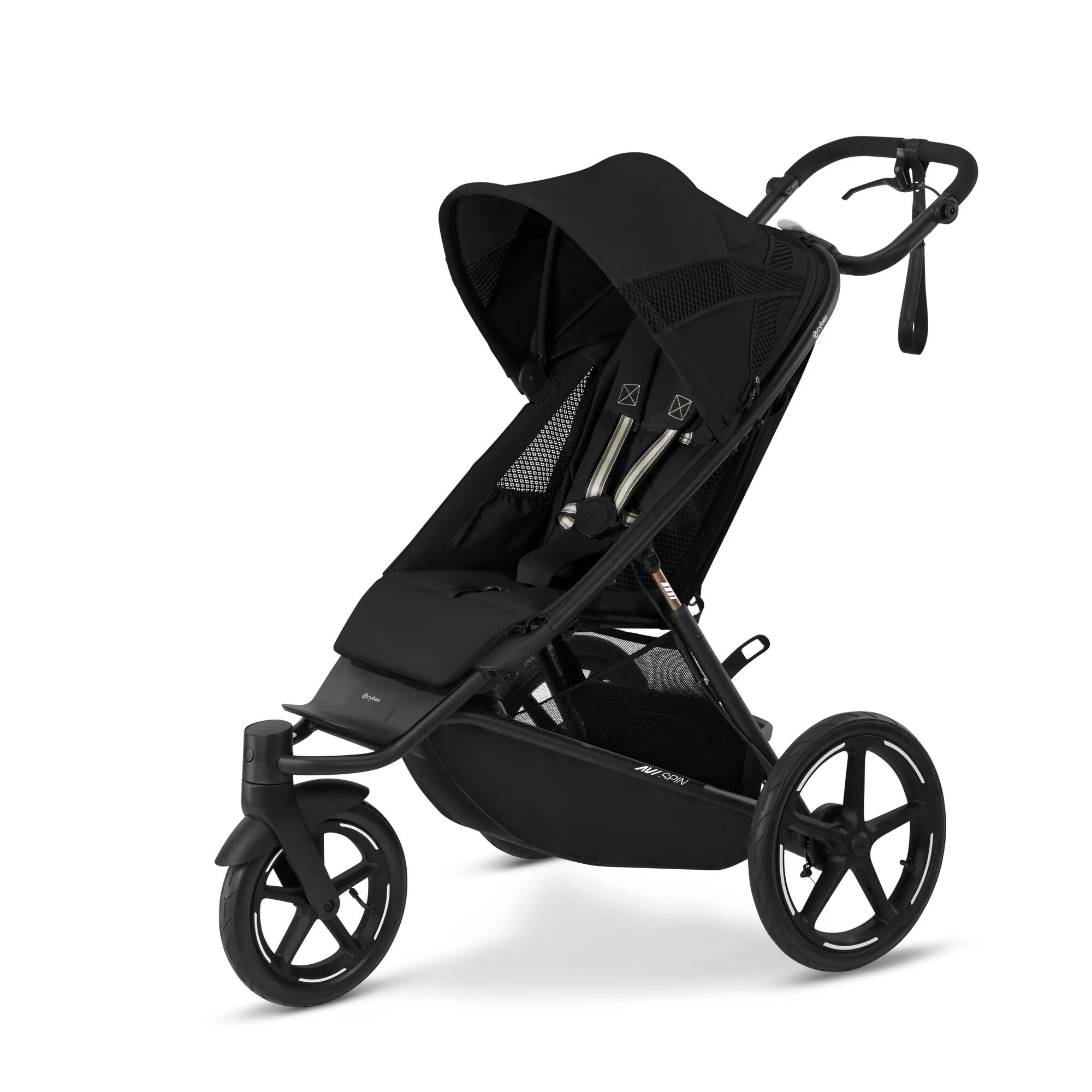 Cybex AVI Spin Moon Black Bundle
