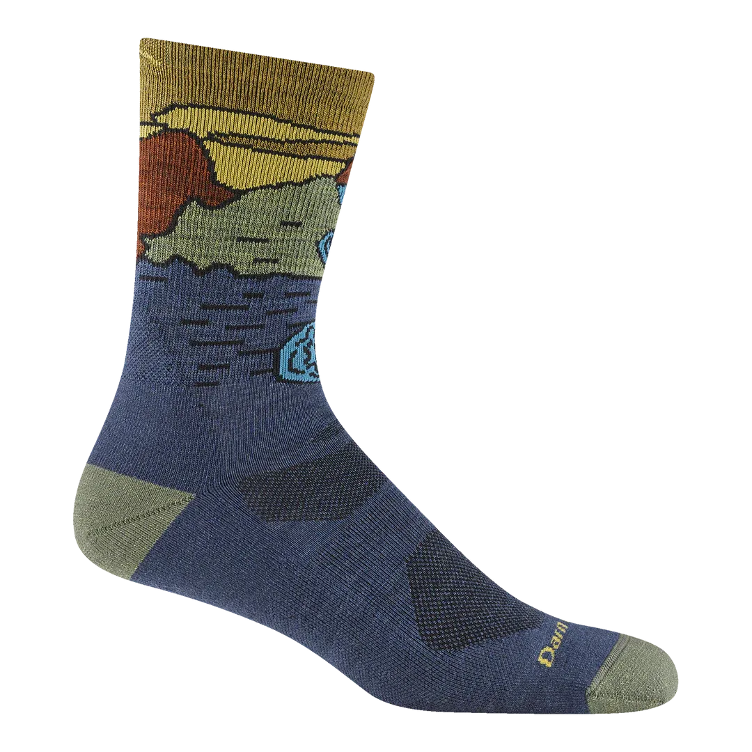 Darn Tough - Men's Chasing Waterfalls Micro Crew Lightweight Hiking Sock