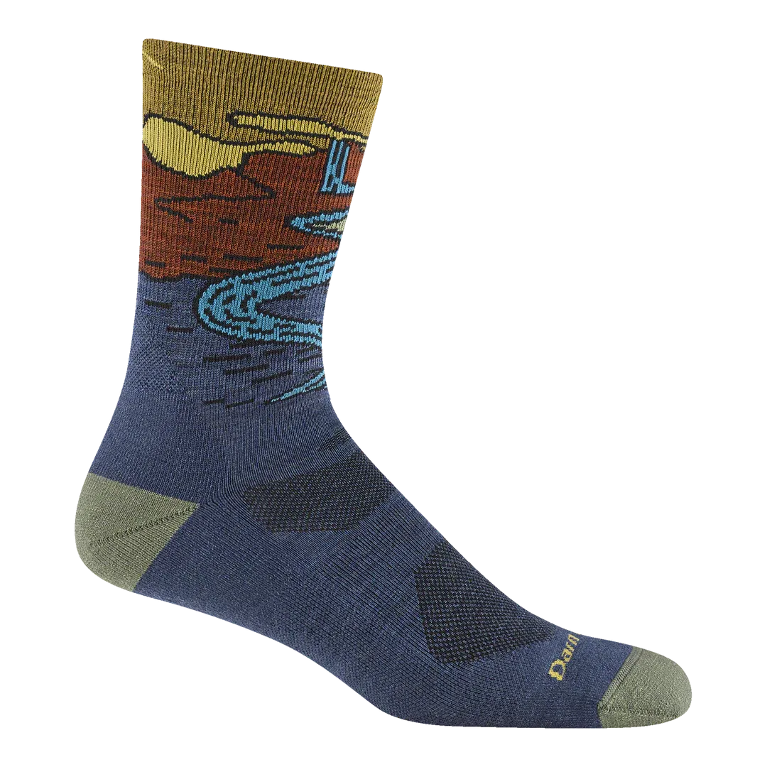 Darn Tough - Men's Chasing Waterfalls Micro Crew Lightweight Hiking Sock