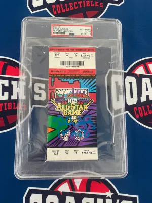 David Wright Autographed 2006 All Star Game Stub with Inscription (PSA)