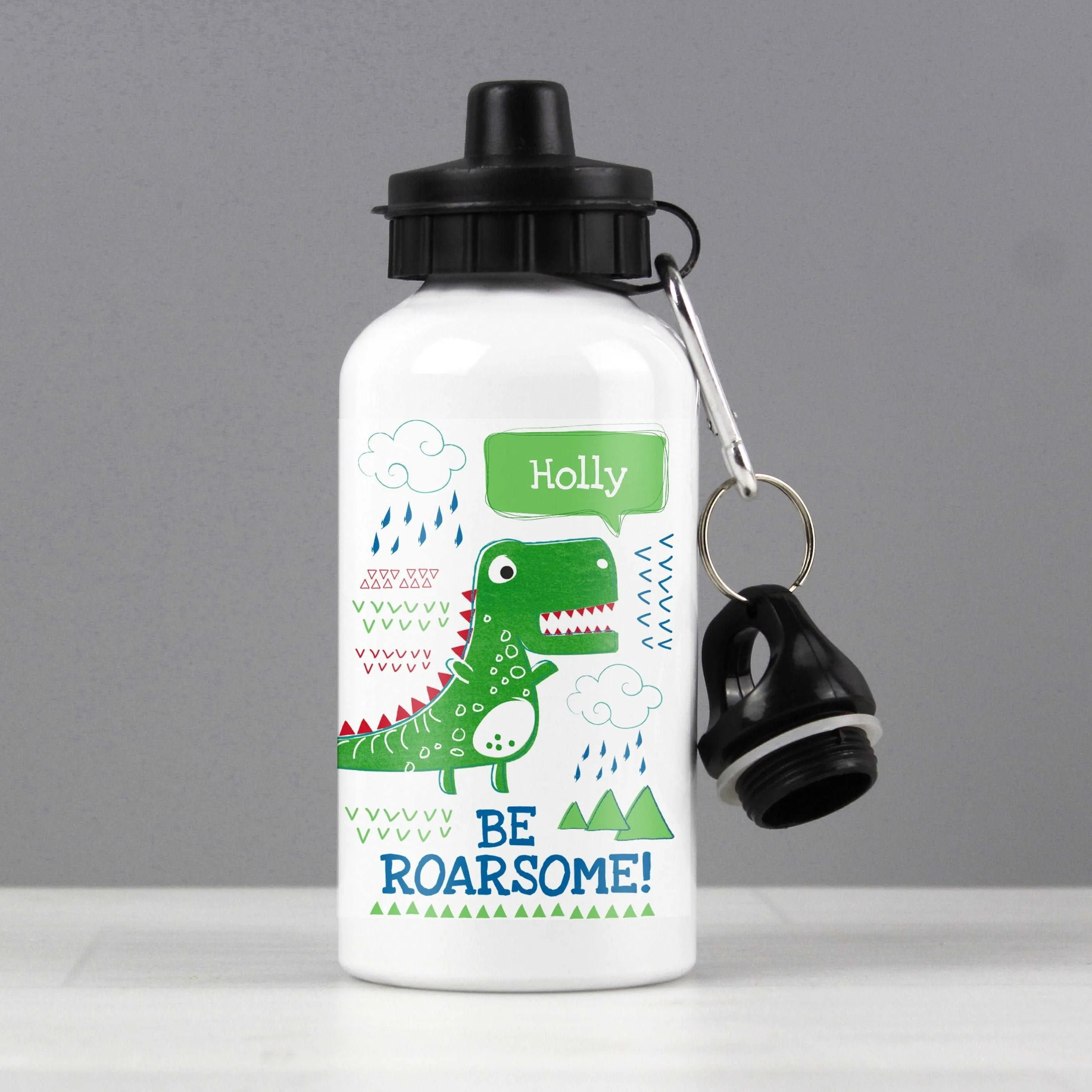 Dinosaur Be Roarsome personalised Drinks bottle