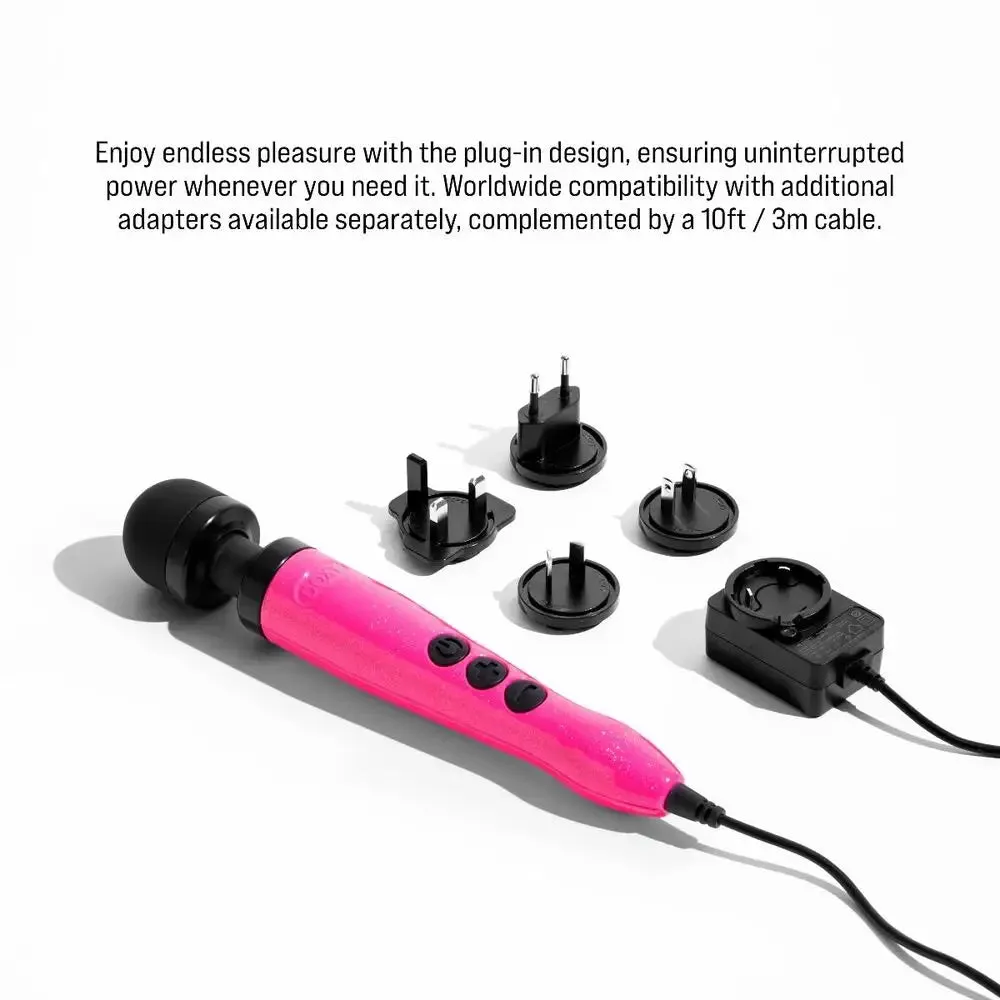Doxy Die Cast Wand Massager 3 Hot Pink