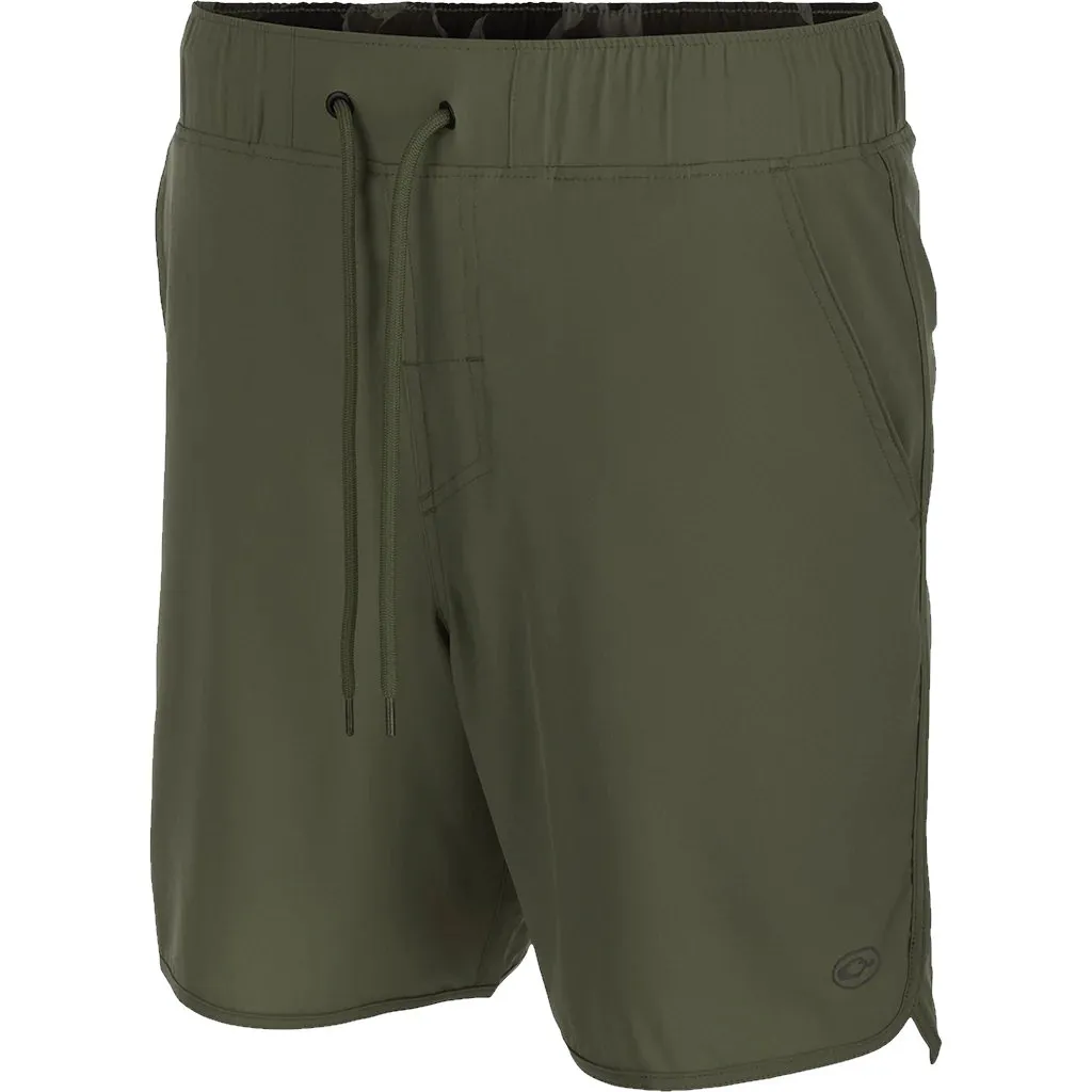 Drake Commando Lined Volley Short 7"