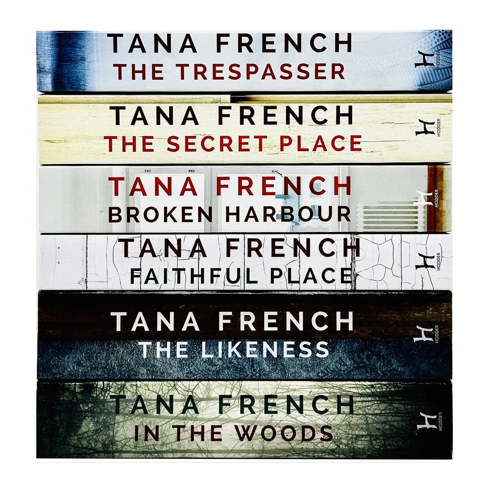 Dublin Murder Squad Series 6 Books Collection Set by Tana French (In The Woods, Likeness, Faithful Place, Broken Harbour)