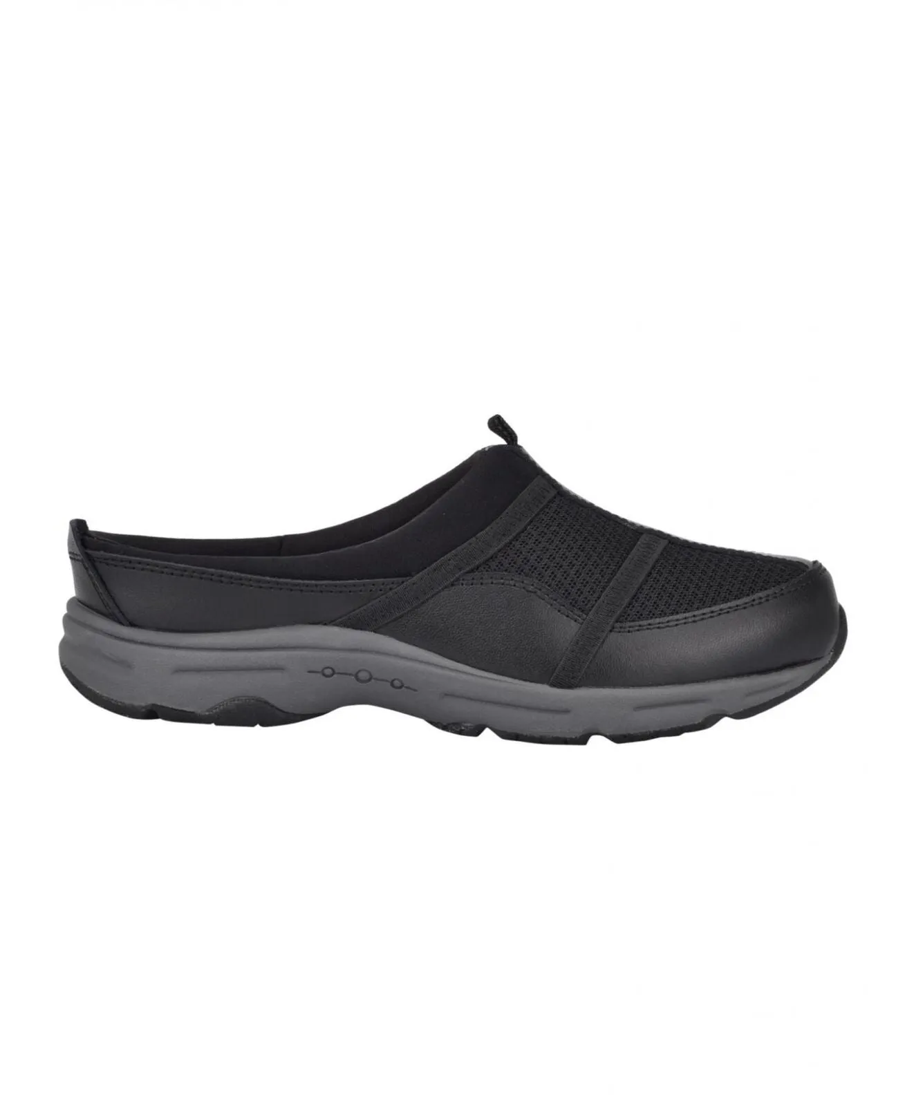 Easy Spirit Women's Argyle Mule Walking Clogs Shoes SE7ARGYLE Black 8M