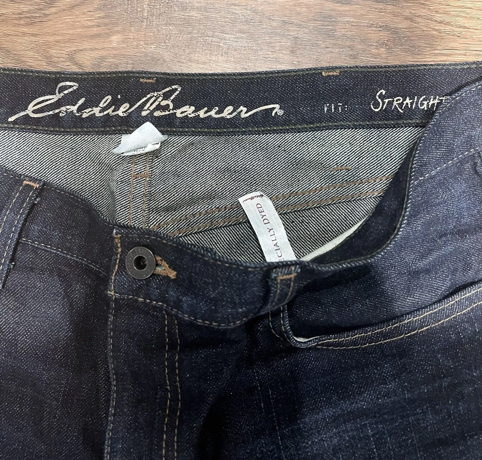 EDDIE BAUER Men's Classic Straight Fit 36x36 Denim Jeans