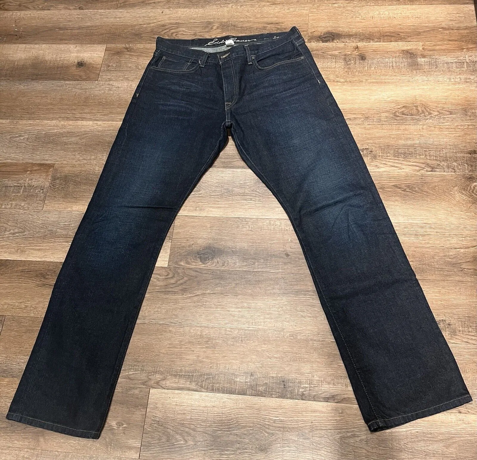 EDDIE BAUER Men's Classic Straight Fit 36x36 Denim Jeans