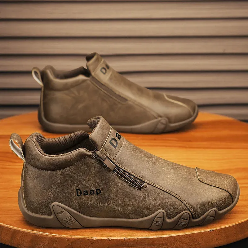 Edelmann Herren Lederschuhe Luxus Slipper Ankle Boots
