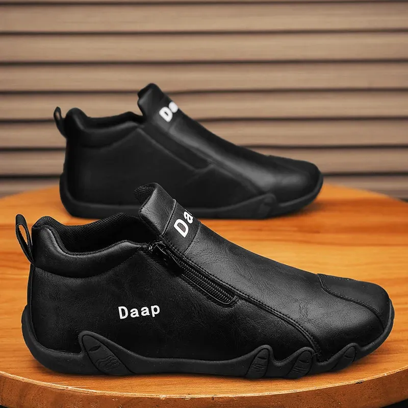Edelmann Herren Lederschuhe Luxus Slipper Ankle Boots