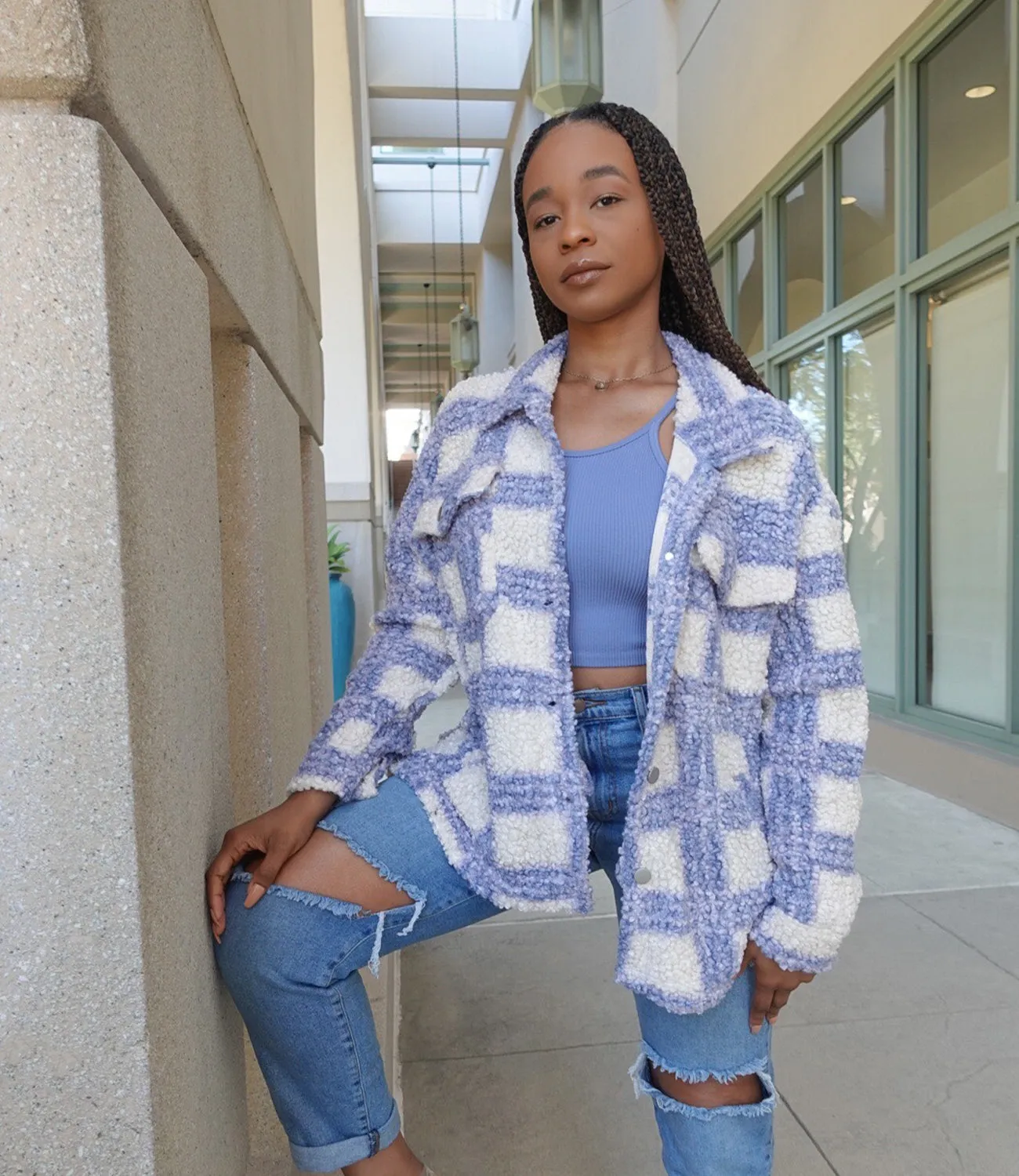 Everyday Brami Tank Top(Blue)