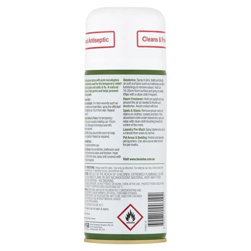 [Expiry: 06/2025] Bosisto’s Eucalyptus Spray 200g Made in Australia