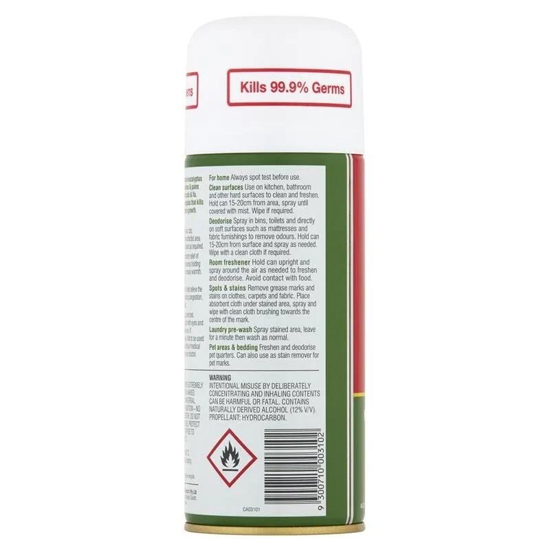 [Expiry: 06/2025] Bosisto’s Eucalyptus Spray 200g Made in Australia