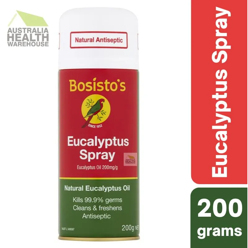 [Expiry: 06/2025] Bosisto’s Eucalyptus Spray 200g Made in Australia