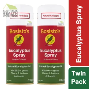 [Expiry: 07/2025] Bosisto's Eucalyptus Spray 200g Twin Pack