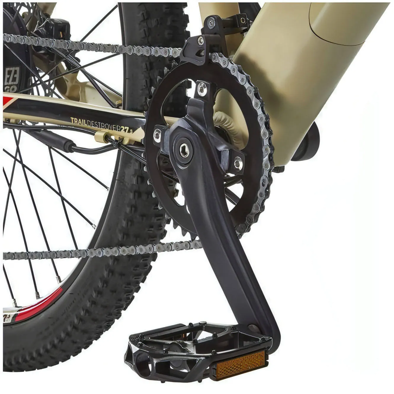 Ezego Trail Destroyer Electric Mountain Bike 2021 Ex-Display - Brown