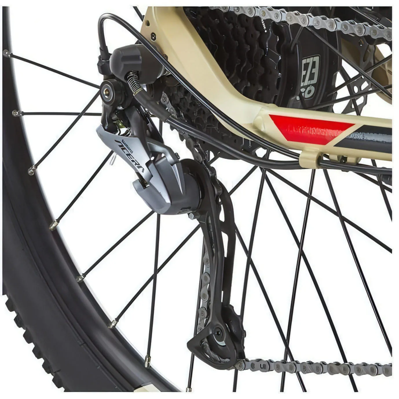 Ezego Trail Destroyer Electric Mountain Bike 2021 Ex-Display - Brown