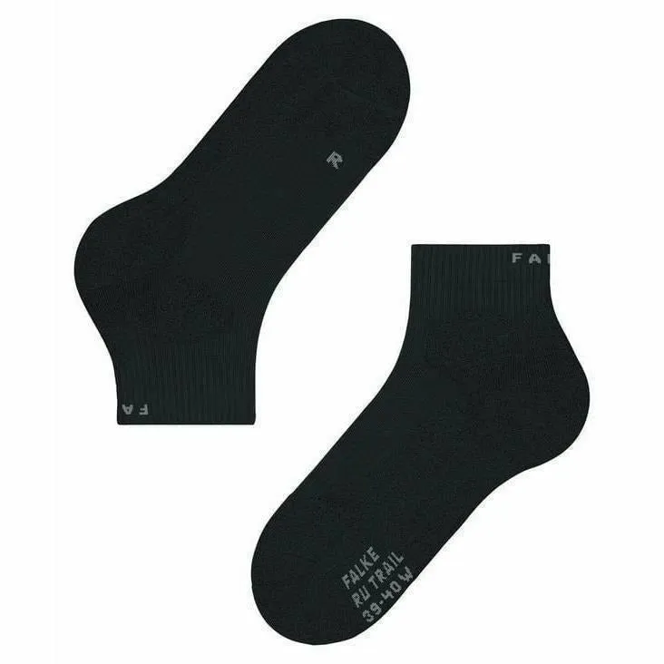 FALKE Mens RU Trail Running Quarter Socks