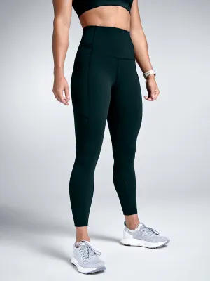 FATAL ATTRACTION 7/8 Super High Rise Legging Dark Green