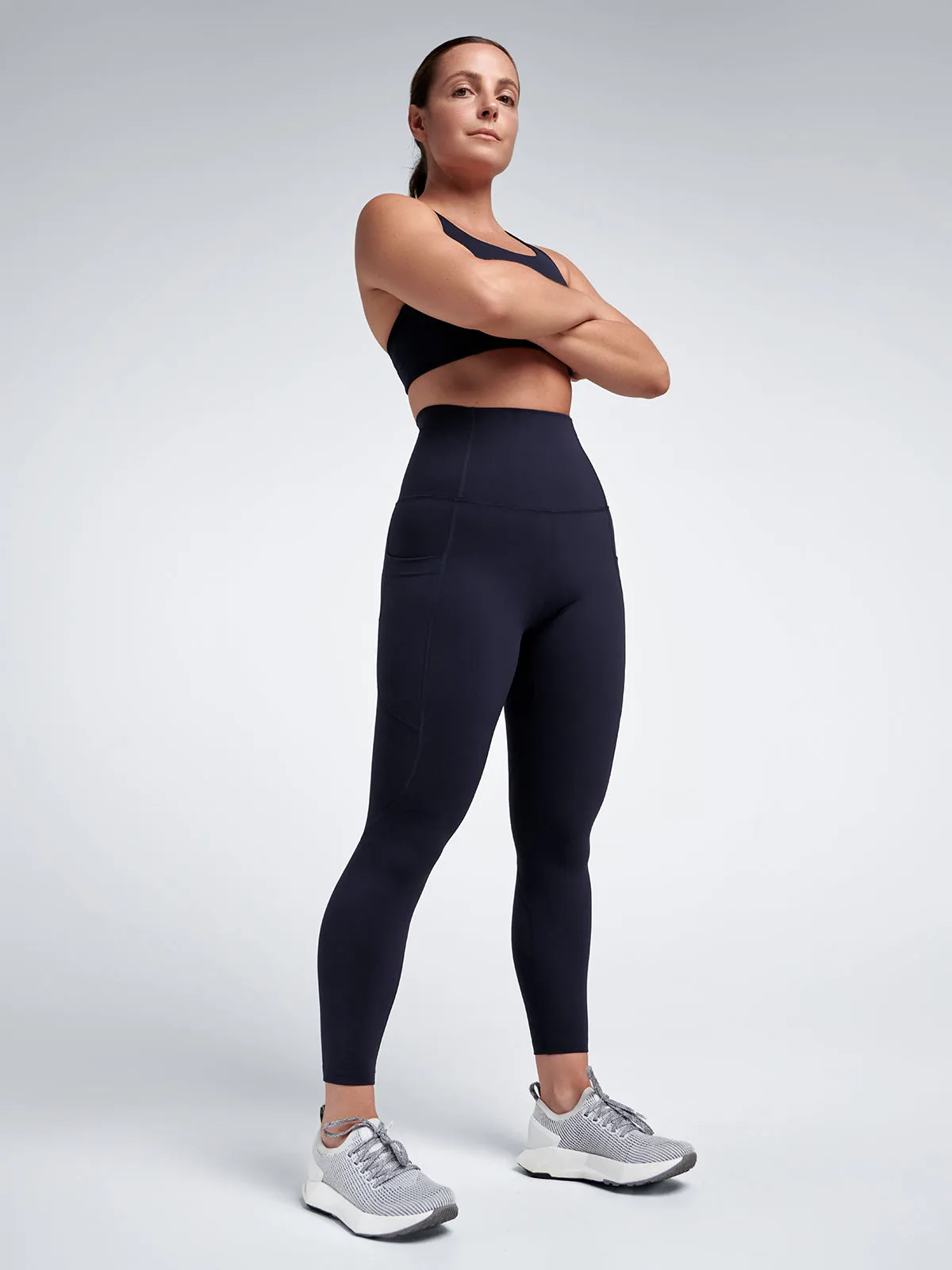 FATAL ATTRACTION 7/8 Super High Rise Legging Deep Navy