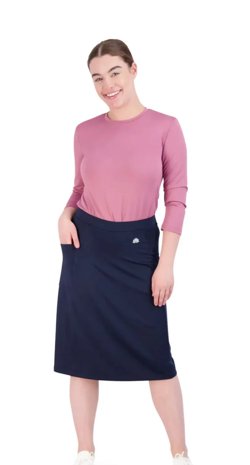 Fit Skort 24” Navy Blazer
