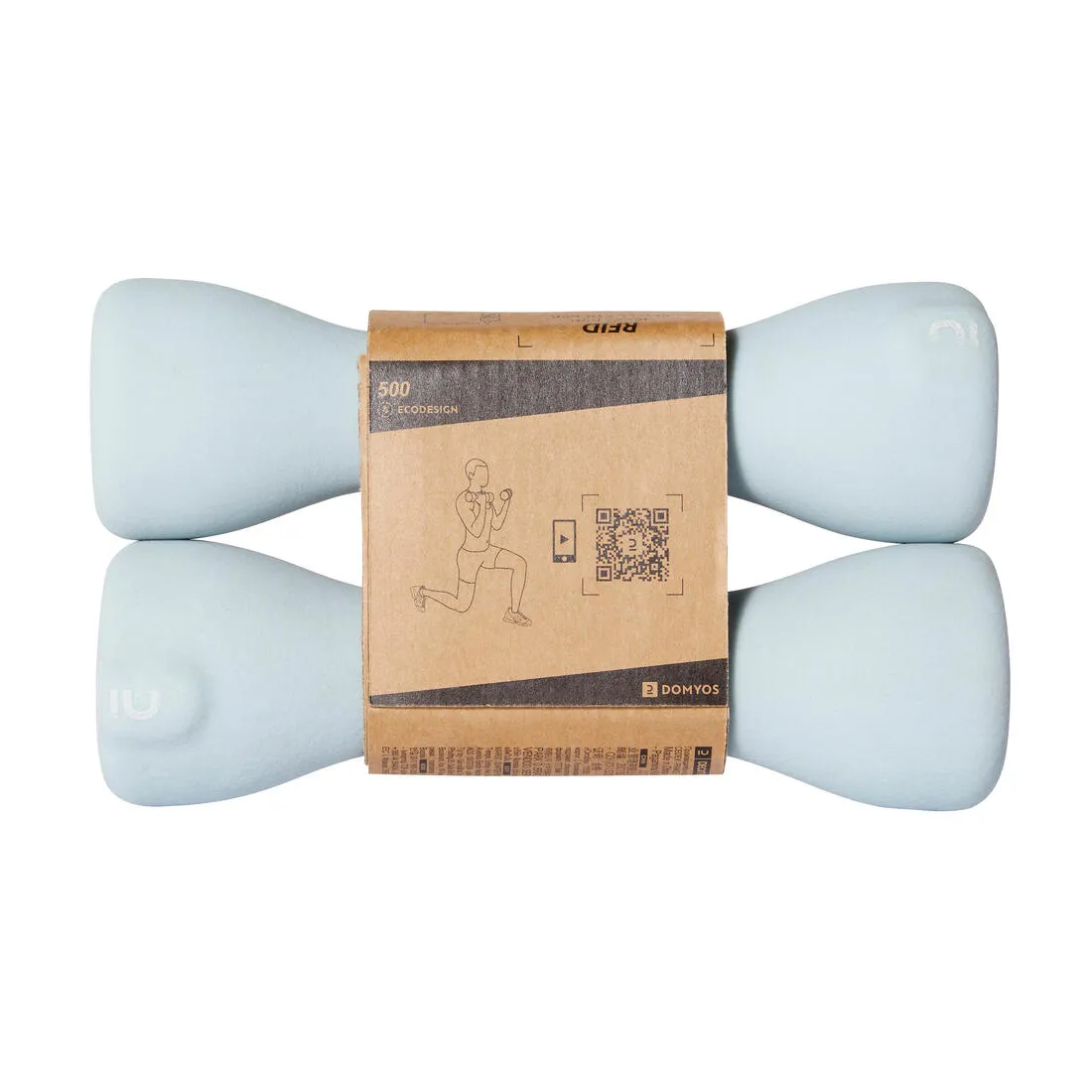 Fitness Dumbbells Easy Set of 2 x 2 kg - Blue