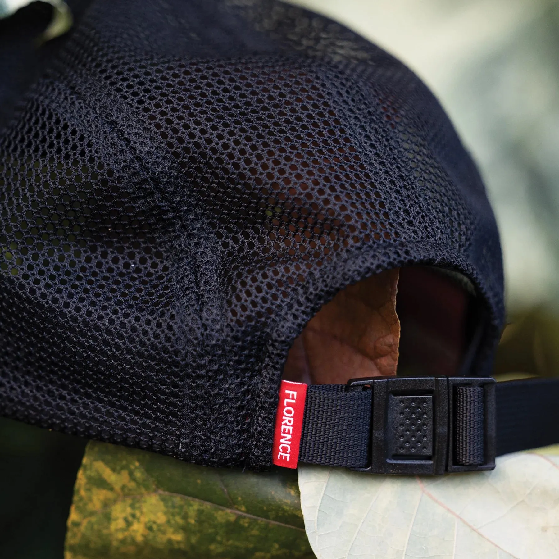 FLORENCE AIRTEX UNSTRUCTED HAT BLACK OSFA