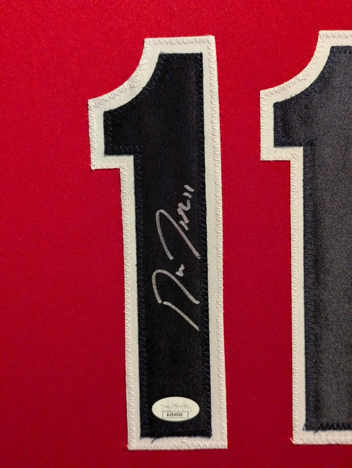 FRAMED CLEVELAND GUARDIANS JOSE RAMIREZ AUTOGRAPHED SIGNED JERSEY JSA COA