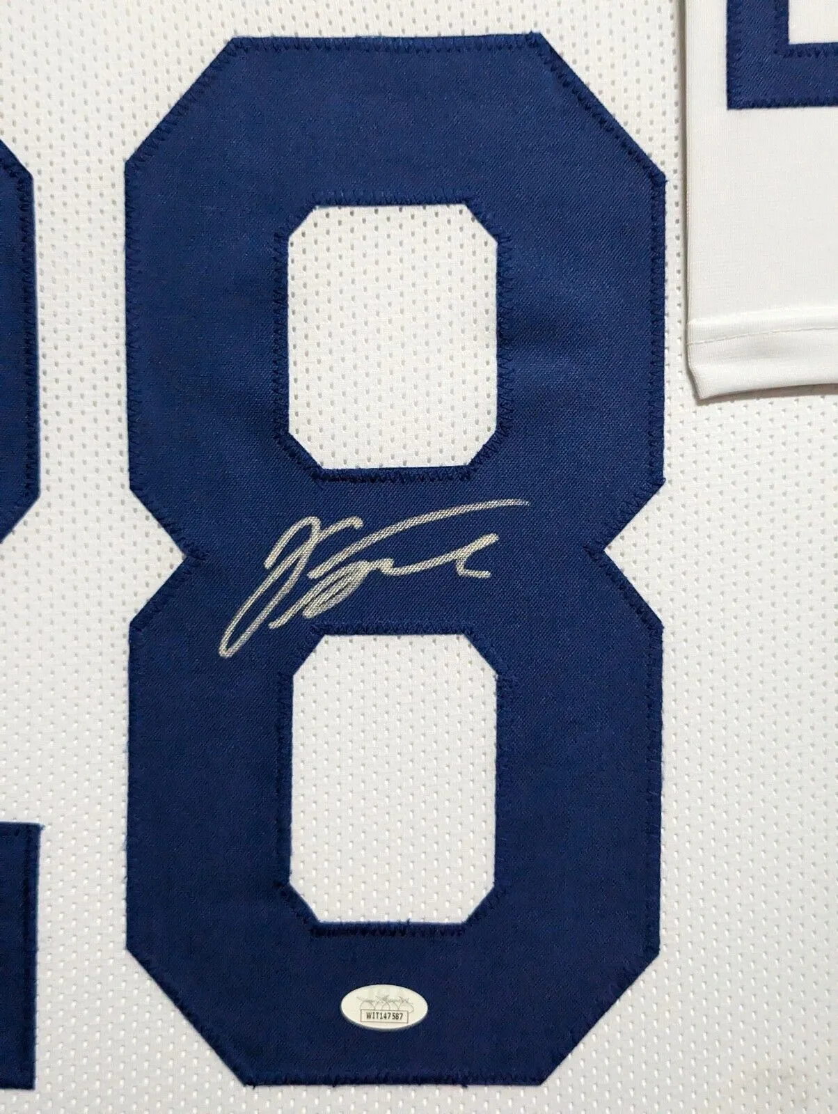 FRAMED INDIANAPOLIS COLTS JONATHAN TAYLOR SIGNED JERSEY JSA COA